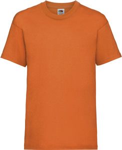 Fruit of the Loom SC221B - T-shirt bambino Value Weight Arancio