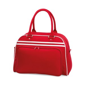 Bag Base BG75 - borsa da bowling retrò Classic Red/White