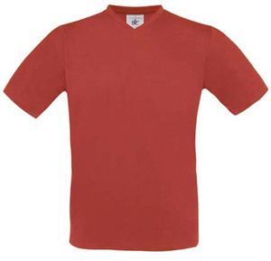 B&C CG153 - T-shirt con scollatura a V Rosso