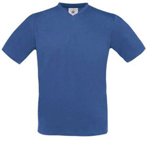 B&C CG153 - T-shirt con scollatura a V Blu royal