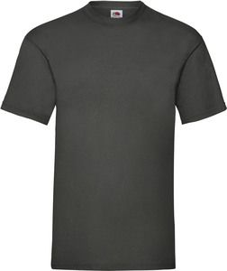 Fruit of the Loom SC221 - T-shirt Value Weight Light Graphite