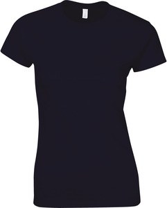 Gildan GI6400L - T-shirt da donna 100% cotone Blu navy