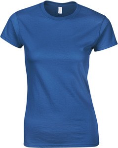 Gildan GI6400L - T-shirt da donna 100% cotone Blu royal