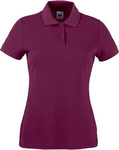 Fruit of the Loom SC63212 - Polo tessuto misto Burgundy