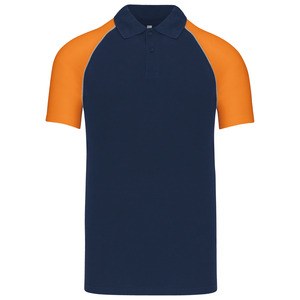 Kariban K226 - POLO BASEBALL - POLO UOMO BICOLORE