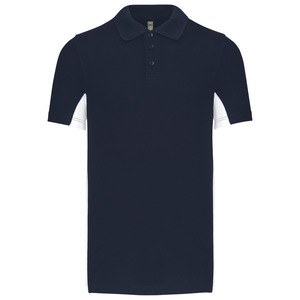 Kariban K232 - FLAG - POLO BICOLORE Navy/White