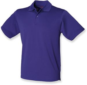 Henbury H475 - Polo da Uomo Coolplus® Bright Purple