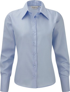 Russell Collection RU956F - Camicia donna Ultimate maniche lunghe non-stiro