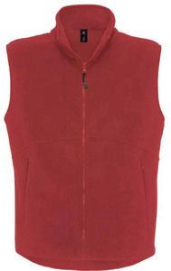 B&C CGFU705 - Gilet in pile Rosso