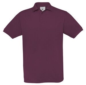 B&C BA301 - Polo Safran uomo Burgundy