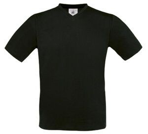 B&C BA108 - T-shirt con scollatura a V Nero