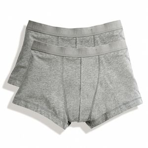 Fruit of the Loom SS700 - Boxer ( 2 - pezzi) Light Grey Marl