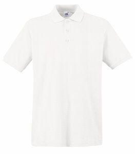 Fruit of the Loom SS255 - Polo Premium Bianco