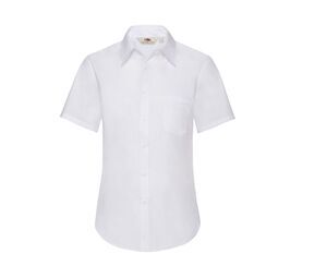 Fruit of the Loom SS014 - Camicia donna in popeline maniche corte