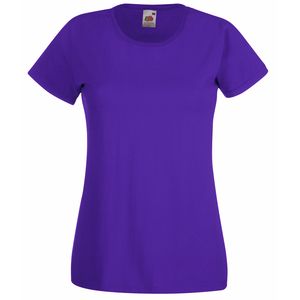 Fruit of the Loom SS050 - T-shirt Lady-Fit Value Weight Purple