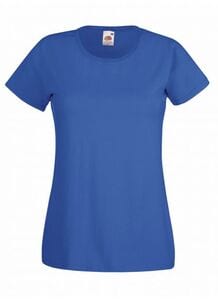 Fruit of the Loom SS050 - T-shirt Lady-Fit Value Weight Blu royal