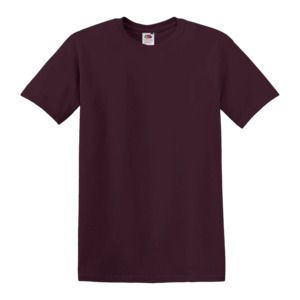 Fruit of the Loom SS030 - T-shirt ValueWeight Burgundy