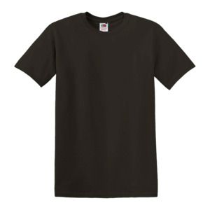 Fruit of the Loom SS030 - T-shirt Value Weight Chocolate