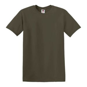 Fruit of the Loom SS030 - T-shirt Value Weight Khaki