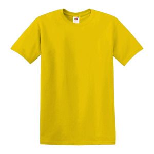 Fruit of the Loom SS030 - T-shirt Value Weight Yellow