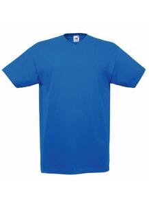 Fruit of the Loom SS034 - T-shirt con scollatura a V Blu royal