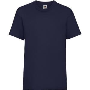 Fruit of the Loom SS031 - T-shirt bambino Value Weight Blu navy