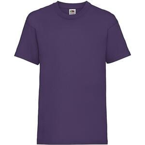 Fruit of the Loom SS031 - T-shirt bambino Value Weight Purple