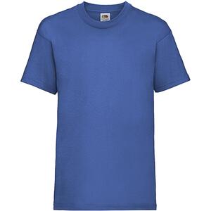 Fruit of the Loom SS031 - T-shirt bambino Value Weight Blu royal