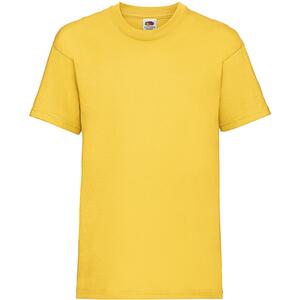 Fruit of the Loom SS031 - T-shirt bambino Value Weight Sunflower