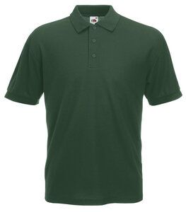 Fruit of the Loom SS402 - Polo tessuto misto Verde bottiglia