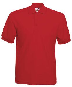 Fruit of the Loom SS402 - Polo tessuto misto Red