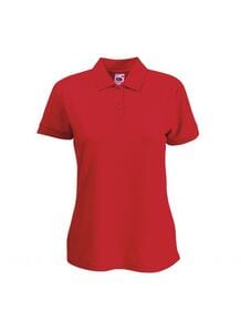 Fruit of the Loom SS212 - Polo tessuto misto Red