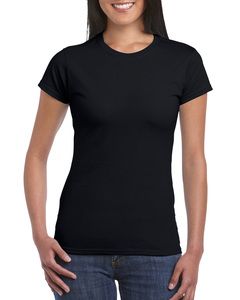 Gildan GD072 - T-shirt ring-spun attillata Nero