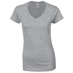 Gildan GD078 - T-shirt donna con scollatura a V Softstyle®