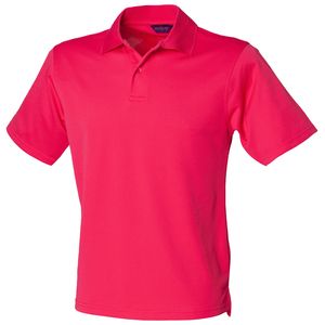 Henbury HB475 - Polo Coolplus® Bright Pink