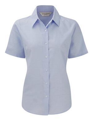 Russell Collection J933F - DONNA Camicia Oxford a manica corta