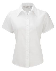 Russell Collection J957F - Camicia da donna anti stiro a manica corta