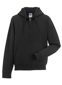 Russell J266M - Felpa Authentic con zip e cappuccio Nero