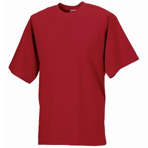 Russell J180M - T-shirt classica in filato super continuo in ordito Classic Red