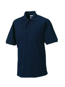 Russell J599M - Polo piqué resistente:misure extra large 5XL e 6XL Blu oltremare