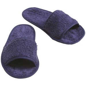 Towel city TC064 - Pantofole classiche in spugna  (punta aperta)
