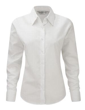 Russell Collection R-932F-0 - Camicia donna Oxford maniche lunghe