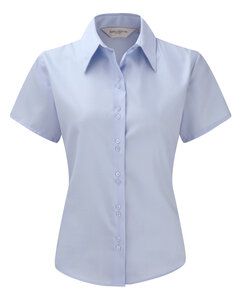 Russell Collection R-957F-0 - Camicia donna Ultimate maniche corte non-stiro