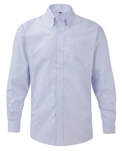 Russell Collection R-932M-0 - Camicia Oxford maniche lunghe Oxford Blue
