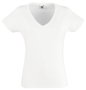 Fruit of the Loom 61-398-0 - T-shirt Lady-Fit Value Weight scollo a V
