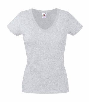 Fruit of the Loom 61-398-0 - T-shirt Lady-Fit Value Weight scollo a V