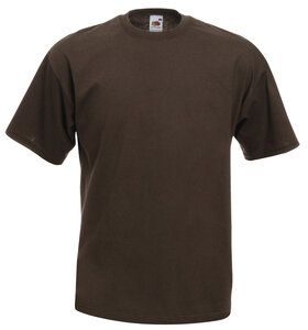 Fruit of the Loom 61-036-0 - T-shirt Value Weight Chocolate