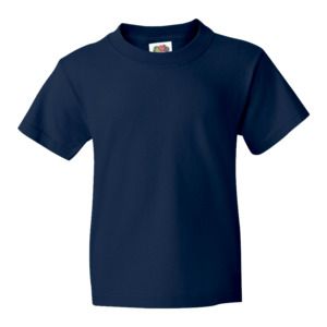 Fruit of the Loom 61-033-0 - T-shirt bambino Value Weight Blu navy