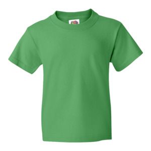 Fruit of the Loom 61-033-0 - T-shirt bambino Value Weight Verde prato