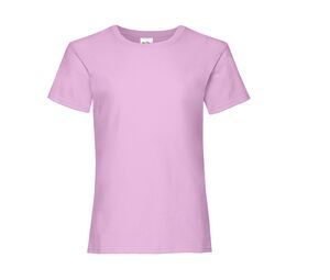 Fruit of the Loom 61-005-0 - T-shirt bambina Value Weight Light Pink
